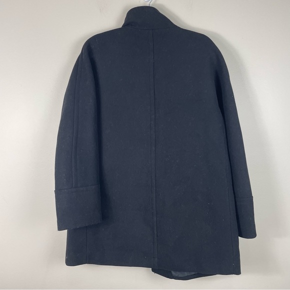 J. Crew Black Pea Coat - Picture 2 of 8